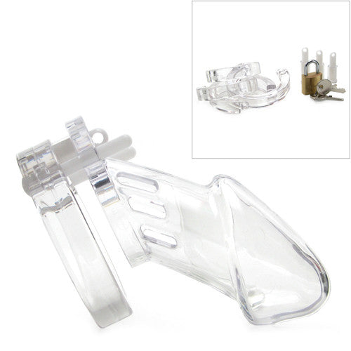 CB-6000 Keuschheitskäfig - Transparent - 37 mm