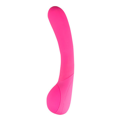 Beeindruckender Vibrator aus Silikon in Pink