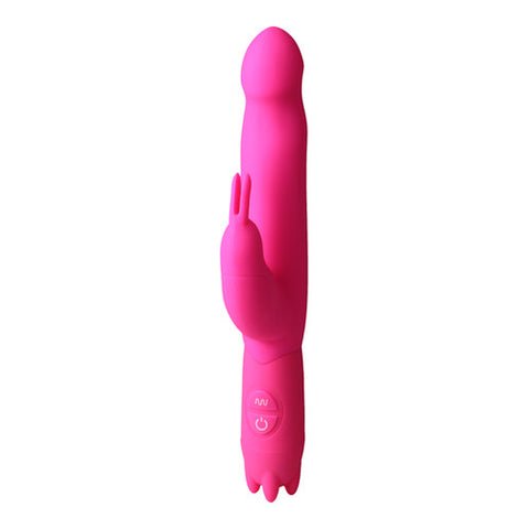Bunny Vibrator aus Silikon in Pink
