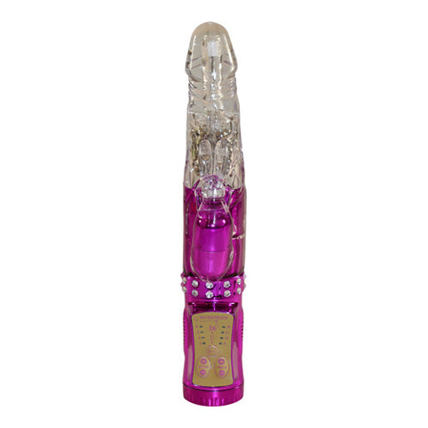 Bunny Vibrator Diamant in Violett