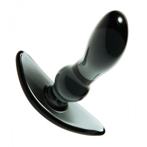 Buttplug aus Glas in Grün