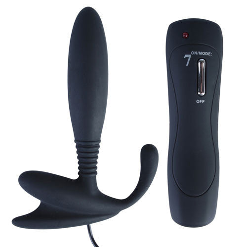 Analvibrator in Schwarz mit sieben Geschwindigkeitsstufen